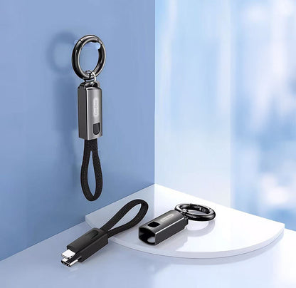 Go-Des GD-UC683 Type-C to Lightning Hızlı Şarj Özellikli Anahtarlık Data ve Şarj Kablosu 27W