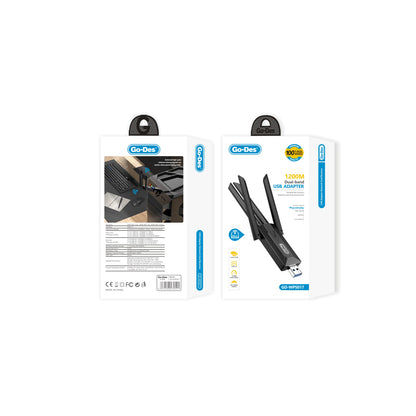 Go-Des GD-WPS017 Wi-Fi USB Adaptörü 1200Mbps