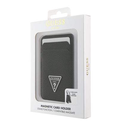 Guess Orjinal Lisanslı 2 Hazneli Üçgen Logolu Standlı Magnetik Kartlık