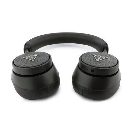 Guess Orjinal Lisanslı ENC PU 4G Desenli Üçgen Logolu Kulak Üstü Bluetooth Kulaklık