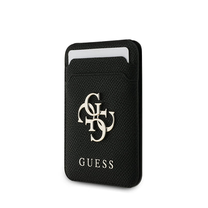 Guess Orjinal Lisanslı Metal Büyük 4G ve Yazı Logolu Standlı Magnetik Kartlık