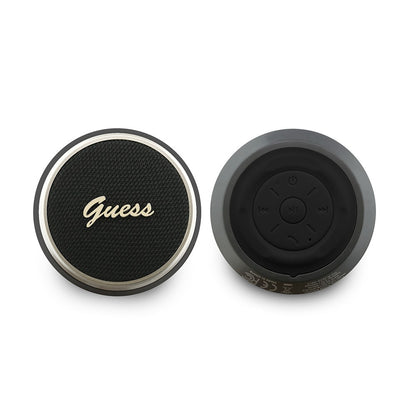 Guess Orjinal Lisanslı Metal Yazı Logolu Kulak içi TWS Kulaklık ve Speaker Hoparlör 2in1 Set