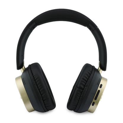Guess Orjinal Lisanslı Metal Yazı Logolu Kulak Üstü Kulaklık ve Speaker Hoparlör 2in1 Set