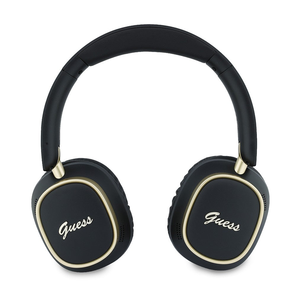 Guess Orjinal Lisanslı Metal Yazı Logolu Kulak Üstü Kulaklık ve Speaker Hoparlör 2in1 Set