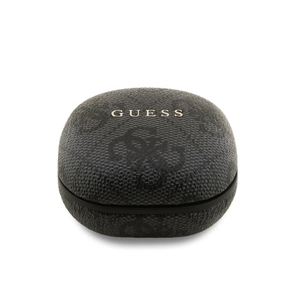 Guess Orjinal Lisanslı PU 4G Desenli Klasik Metal Yazı Logolu TWS Kulak İçi Bluetooth Kulaklık