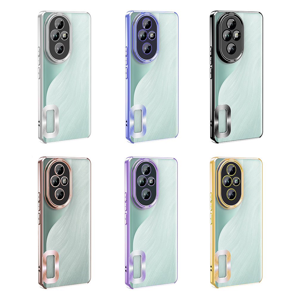 Honor 200 Kılıf Kamera Korumalı Logo Gösteren Zore Omega Kapak