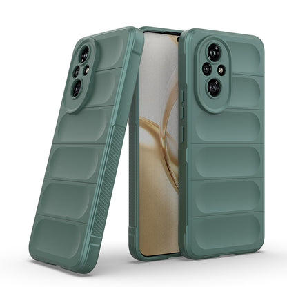 Honor 200 Pro Kılıf Esnek TPU Oyuklu Arka Yüzey Tasarımlı Zore Etnik Silikon Kapak