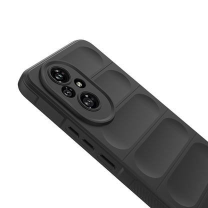 Honor 200 Pro Kılıf Esnek TPU Oyuklu Arka Yüzey Tasarımlı Zore Etnik Silikon Kapak