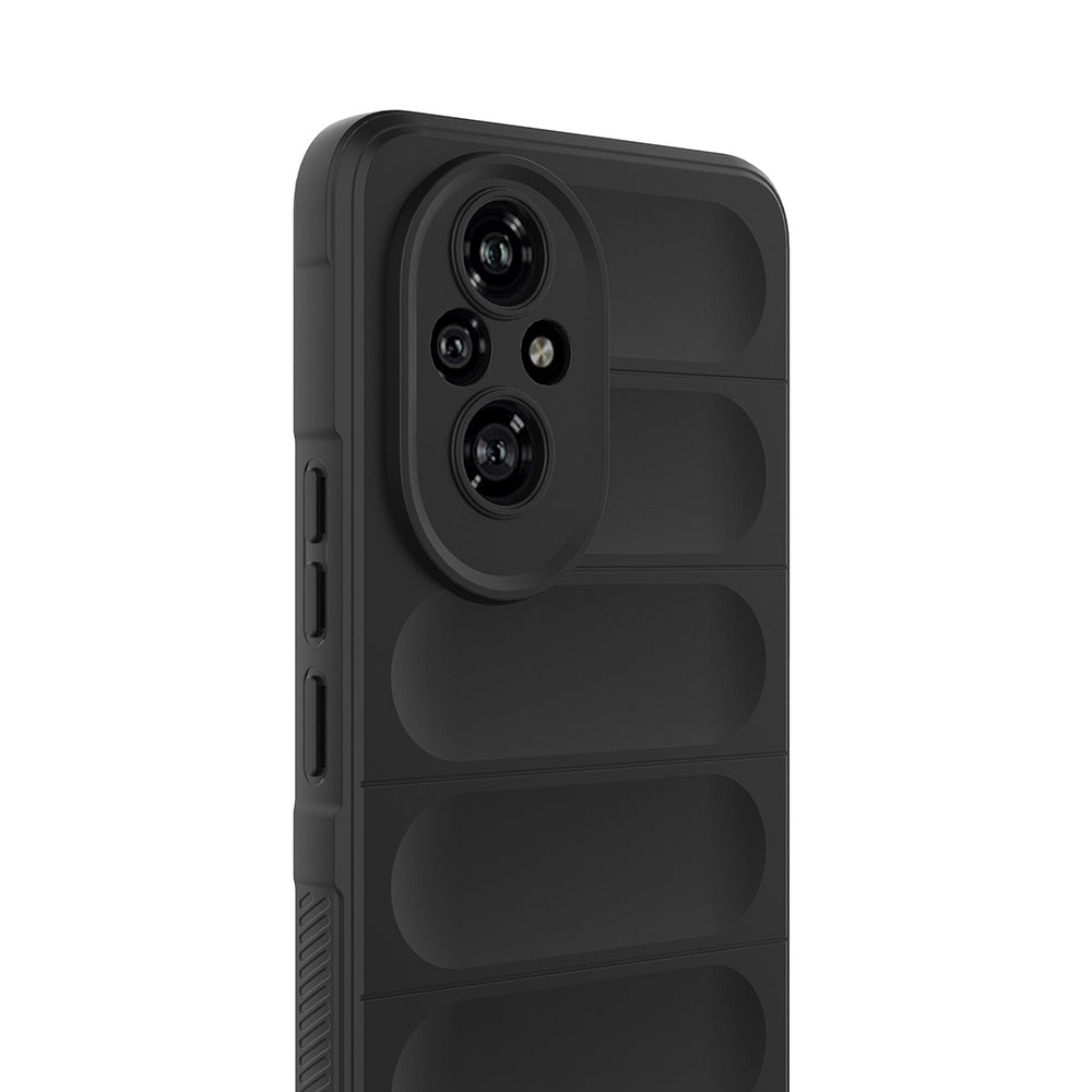 Honor 200 Pro Kılıf Esnek TPU Oyuklu Arka Yüzey Tasarımlı Zore Etnik Silikon Kapak