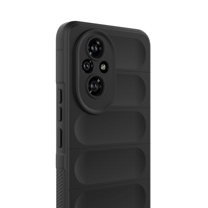 Honor 200 Pro Kılıf Esnek TPU Oyuklu Arka Yüzey Tasarımlı Zore Etnik Silikon Kapak