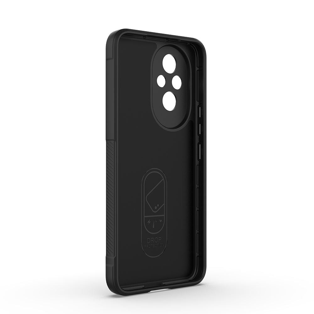 Honor 200 Pro Kılıf Esnek TPU Oyuklu Arka Yüzey Tasarımlı Zore Etnik Silikon Kapak