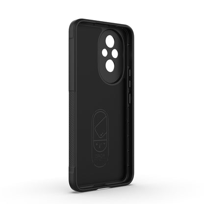 Honor 200 Pro Kılıf Esnek TPU Oyuklu Arka Yüzey Tasarımlı Zore Etnik Silikon Kapak