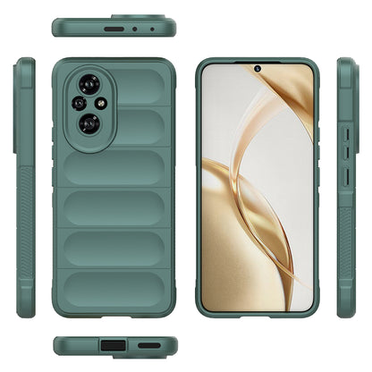 Honor 200 Pro Kılıf Esnek TPU Oyuklu Arka Yüzey Tasarımlı Zore Etnik Silikon Kapak