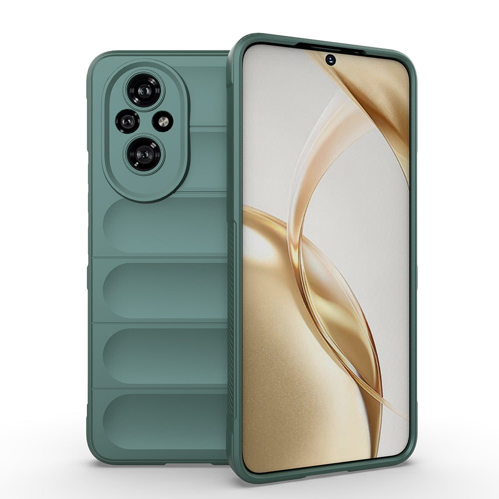 Honor 200 Pro Kılıf Esnek TPU Oyuklu Arka Yüzey Tasarımlı Zore Etnik Silikon Kapak