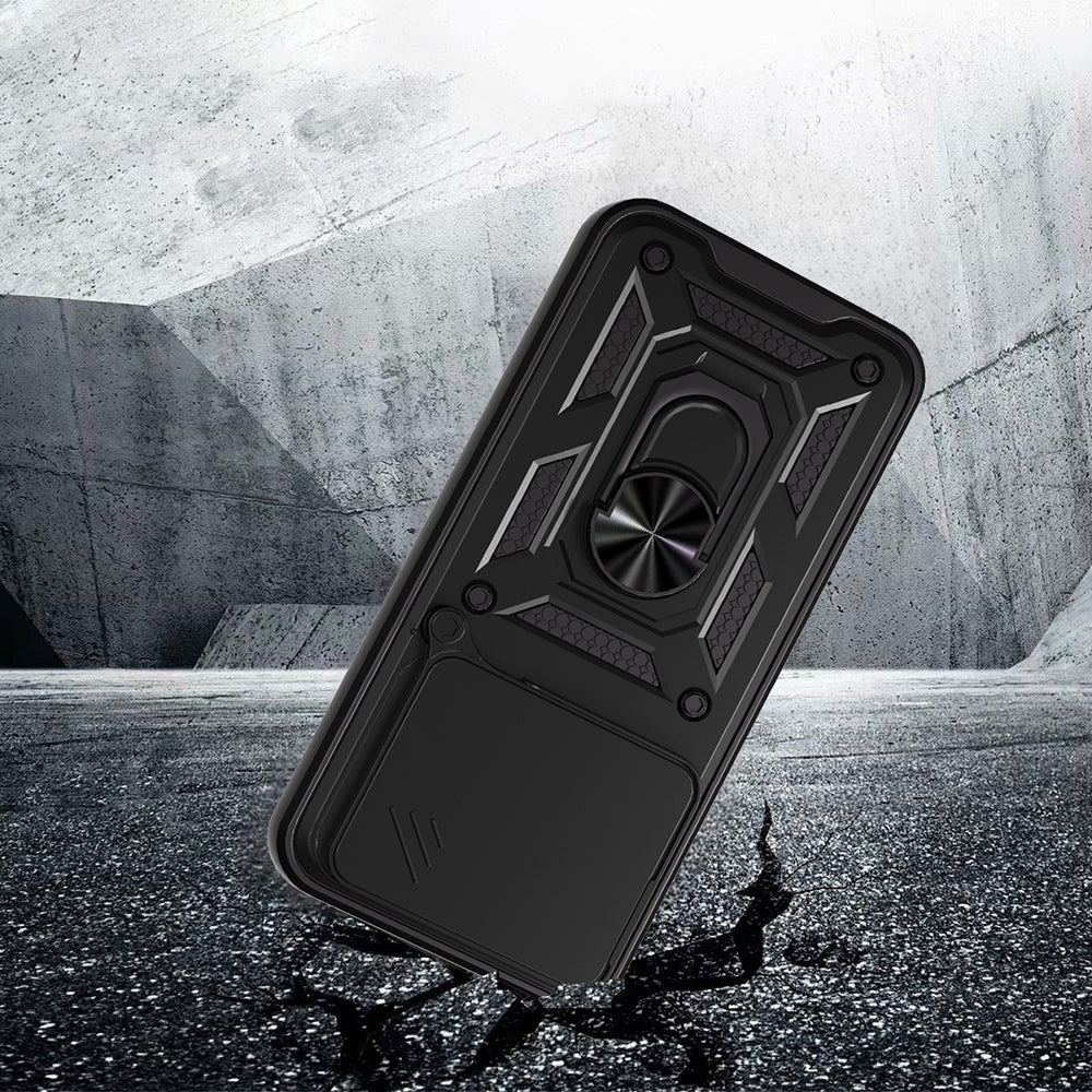 Honor 400 Kılıf Magnetik Standlı Kamera Korumalı Zore Sürgülü Vega Kapak