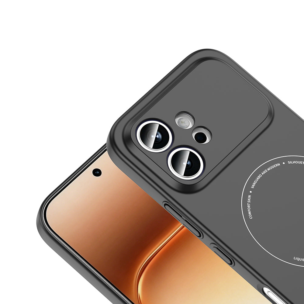 Honor 600 5G Kılıf M-Safe Şarj Özellikli Kamera Korumalı Zore Elio Sert PC Kapak