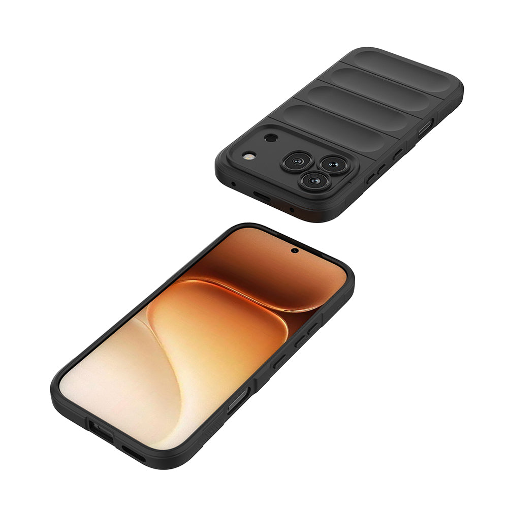 Honor 600 Pro 5G Kılıf Esnek TPU Oyuklu Arka Yüzey Tasarımlı Zore Etnik Silikon Kapak