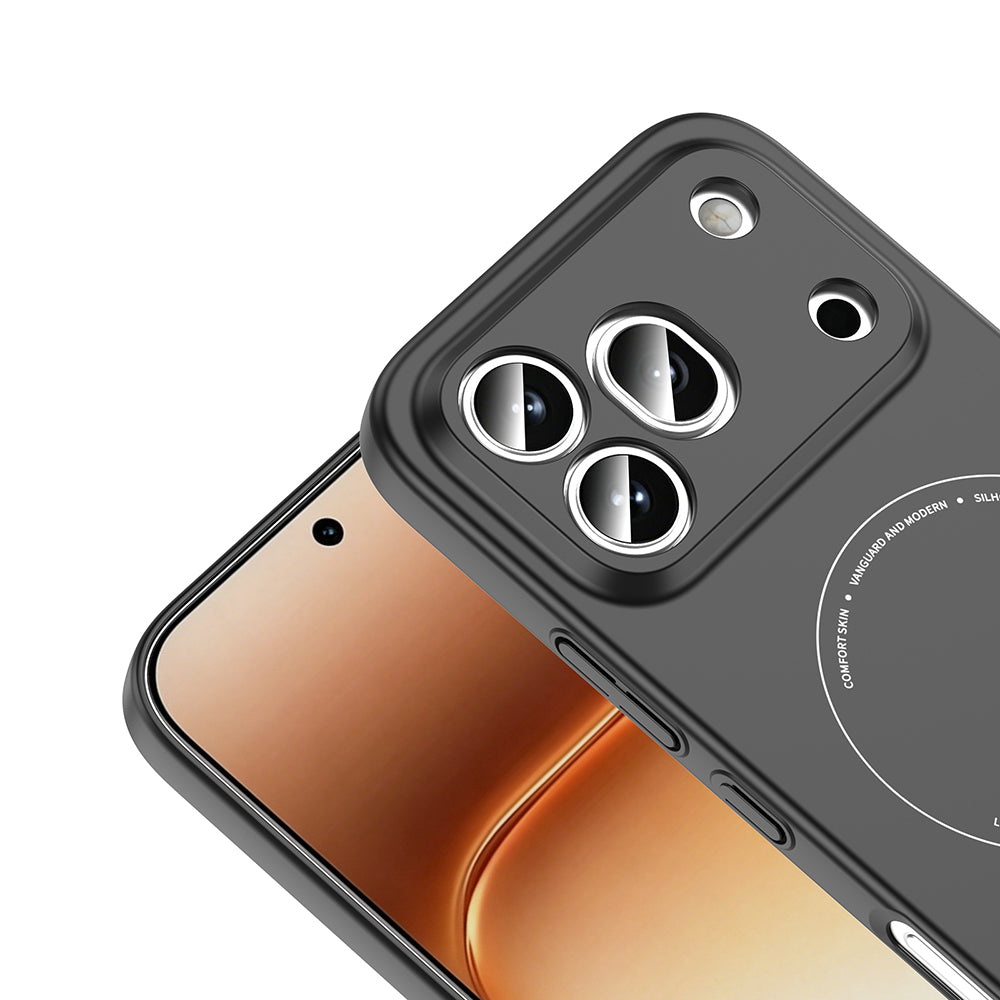 Honor 600 Pro 5G Kılıf M-Safe Şarj Özellikli Kamera Korumalı Zore Elio Sert PC Kapak