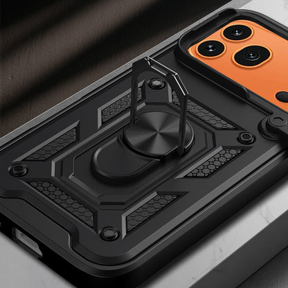 Honor 600 Pro 5G Kılıf Magnetik Standlı Kamera Korumalı Zore Sürgülü Vega Kapak