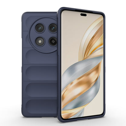 Honor Magic 7 Lite Kılıf Esnek TPU Oyuklu Arka Yüzey Tasarımlı Zore Etnik Silikon Kapak