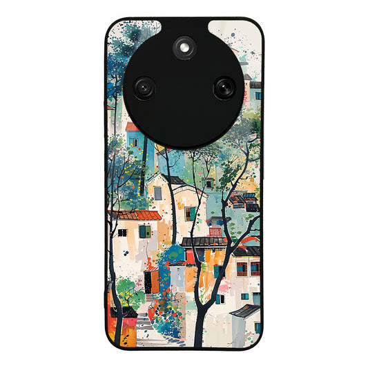 Honor Magic 8 Lite 5G Kılıf Kamera Korumalı Desenli Zore Lusi Kapak