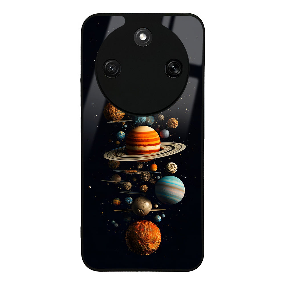 Honor Magic 8 Lite 5G Kılıf Kamera Korumalı Desenli Zore Lusi Kapak
