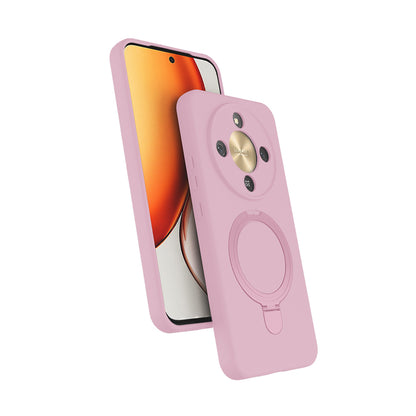 Honor Magic 8 Lite 5G Kılıf M-safe Şarj Özellikli Standlı Zore Samara Kapak