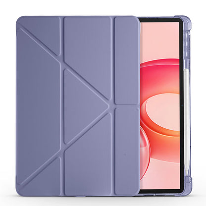 Honor Pad 10 12.1 Kılıf Zore Tri Folding Kalem Bölmeli Standlı Kılıf