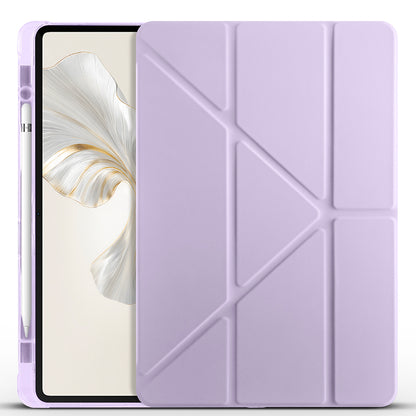 Honor Pad 9 Kılıf Zore Tri Folding Kalem Bölmeli Standlı Kılıf