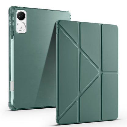 Honor Pad V9 Kılıf Zore Tri Folding Kalem Bölmeli Standlı Kılıf