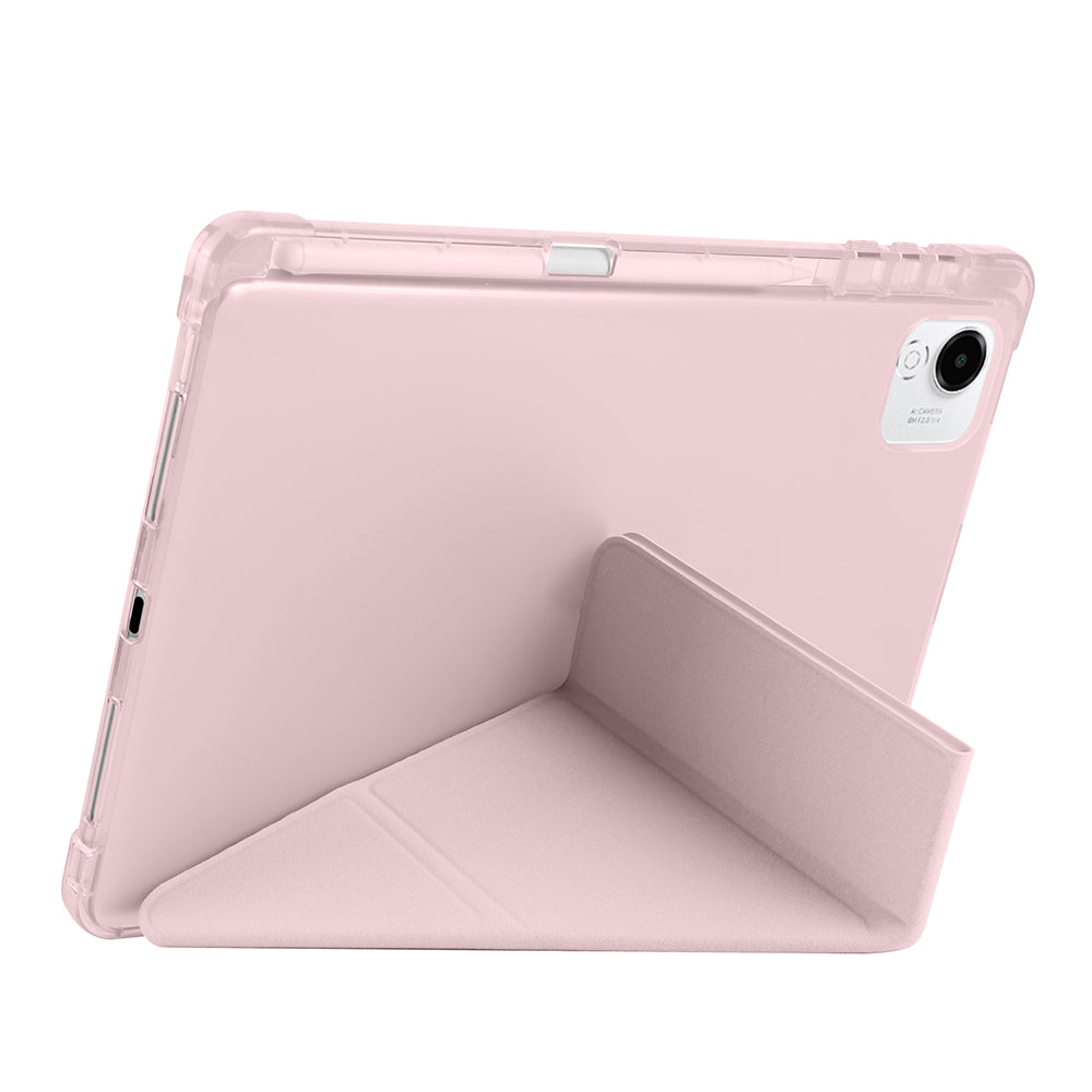 Honor Pad X9 Pro Kılıf Zore Tri Folding Kalem Bölmeli Standlı Kılıf