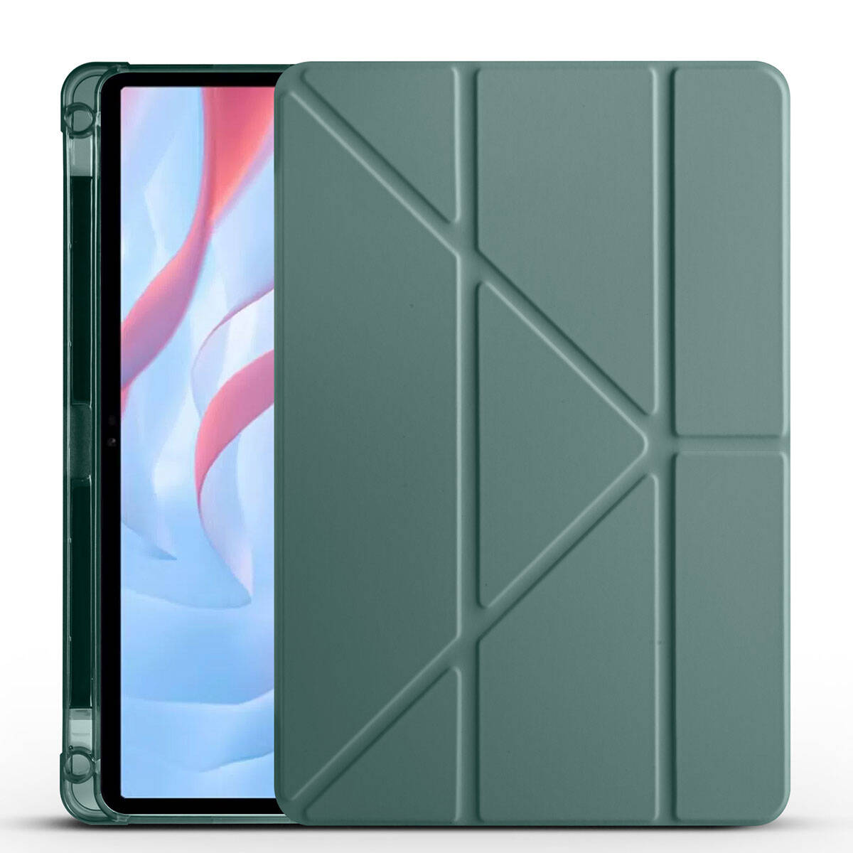 Huawei Honor Pad X8 Pro 11.5' Kılıf Zore Tri Folding Kalem Bölmeli Standlı Kılıf