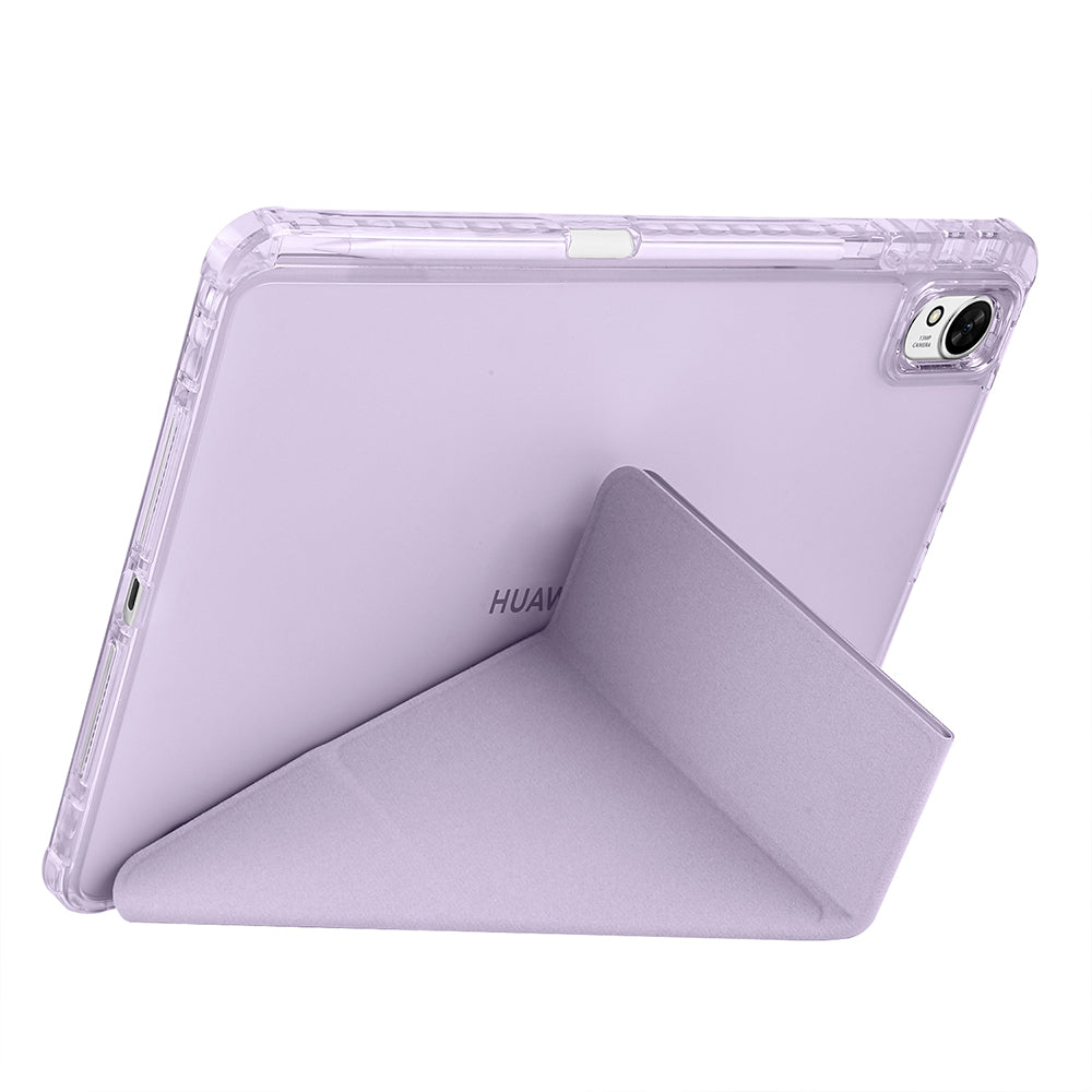 Huawei Matepad 11.5 2025 Kılıf Zore Tri Folding Kalem Bölmeli Standlı Kılıf