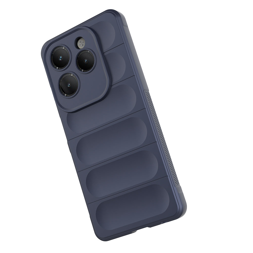 İnfinix Hot 40 Pro Kılıf Esnek TPU Oyuklu Arka Yüzey Tasarımlı Zore Etnik Silikon Kapak