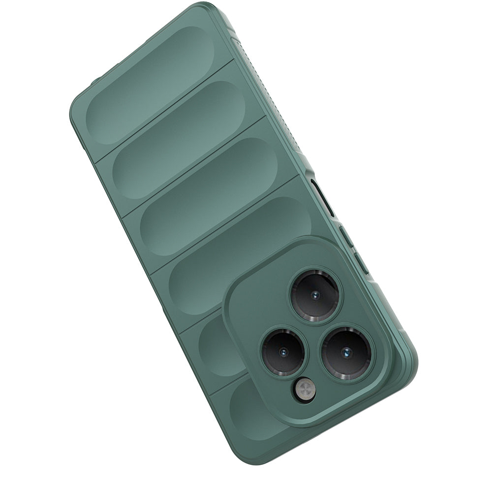 İnfinix Hot 40 Pro Kılıf Esnek TPU Oyuklu Arka Yüzey Tasarımlı Zore Etnik Silikon Kapak