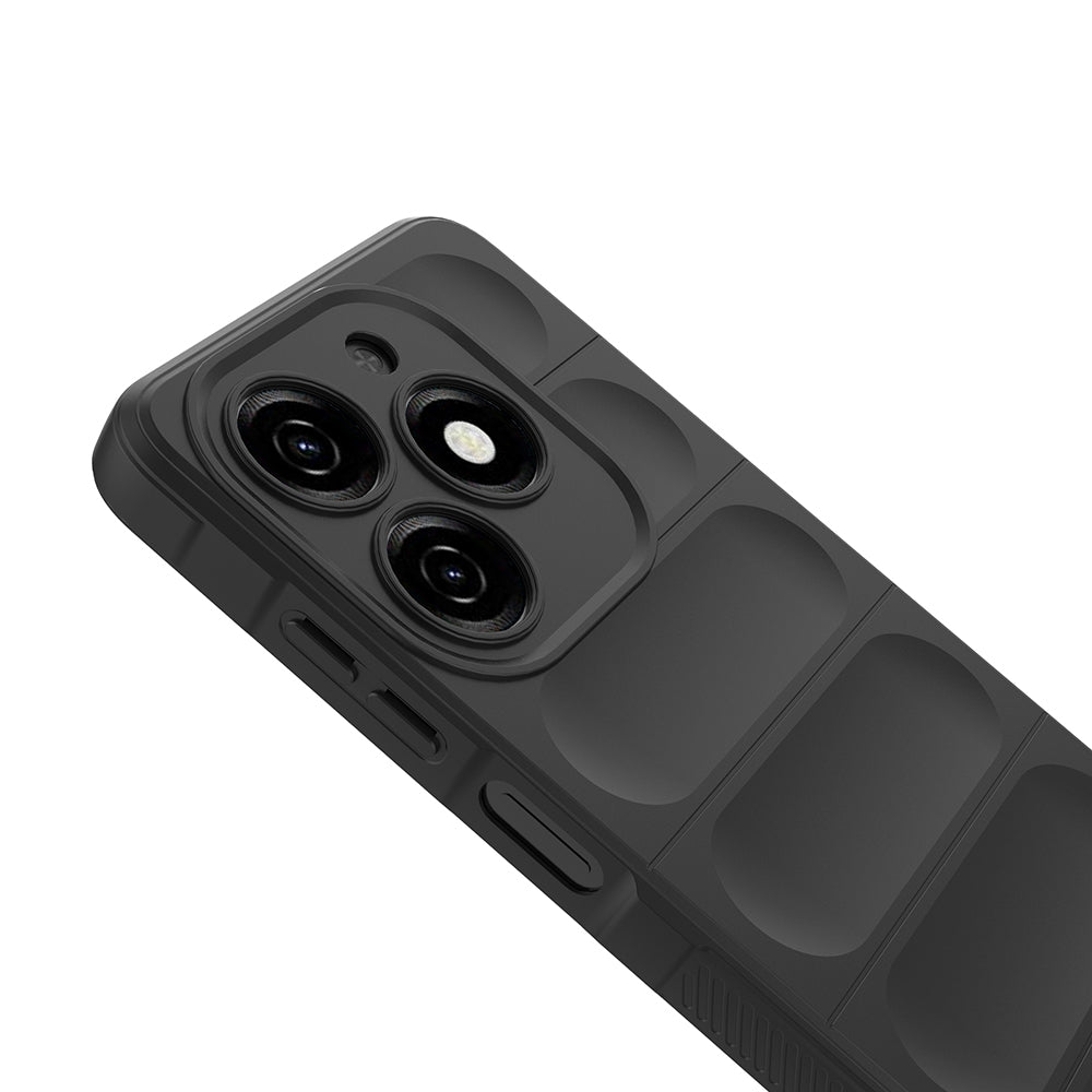 İnfinix Hot 40i Kılıf Esnek TPU Oyuklu Arka Yüzey Tasarımlı Zore Etnik Silikon Kapak