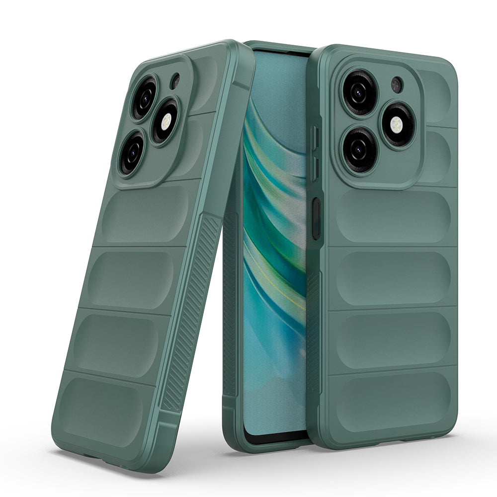 İnfinix Hot 40i Kılıf Esnek TPU Oyuklu Arka Yüzey Tasarımlı Zore Etnik Silikon Kapak
