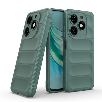 İnfinix Hot 40i Kılıf Esnek TPU Oyuklu Arka Yüzey Tasarımlı Zore Etnik Silikon Kapak
