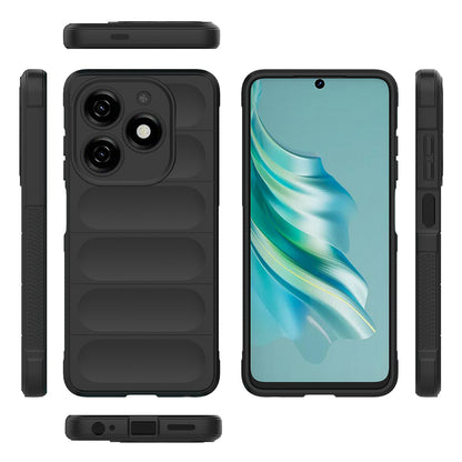 İnfinix Hot 40i Kılıf Esnek TPU Oyuklu Arka Yüzey Tasarımlı Zore Etnik Silikon Kapak