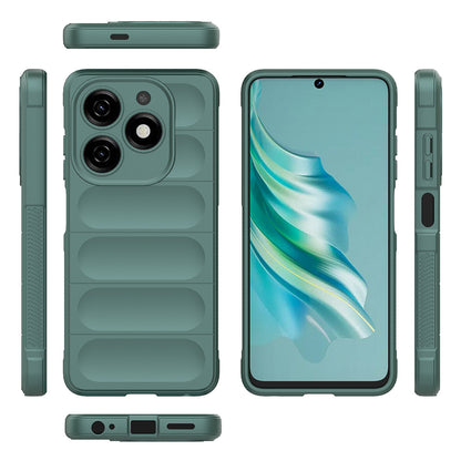 İnfinix Hot 40i Kılıf Esnek TPU Oyuklu Arka Yüzey Tasarımlı Zore Etnik Silikon Kapak