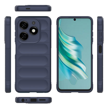 İnfinix Hot 40i Kılıf Esnek TPU Oyuklu Arka Yüzey Tasarımlı Zore Etnik Silikon Kapak