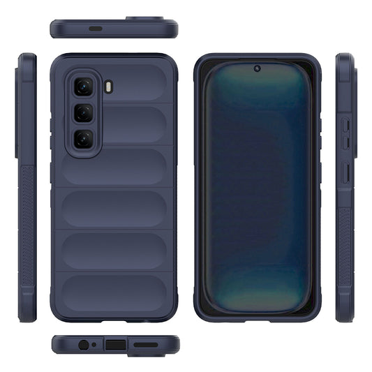 İnfinix Hot 50 4G Kılıf Esnek TPU Oyuklu Arka Yüzey Tasarımlı Zore Etnik Silikon Kapak
