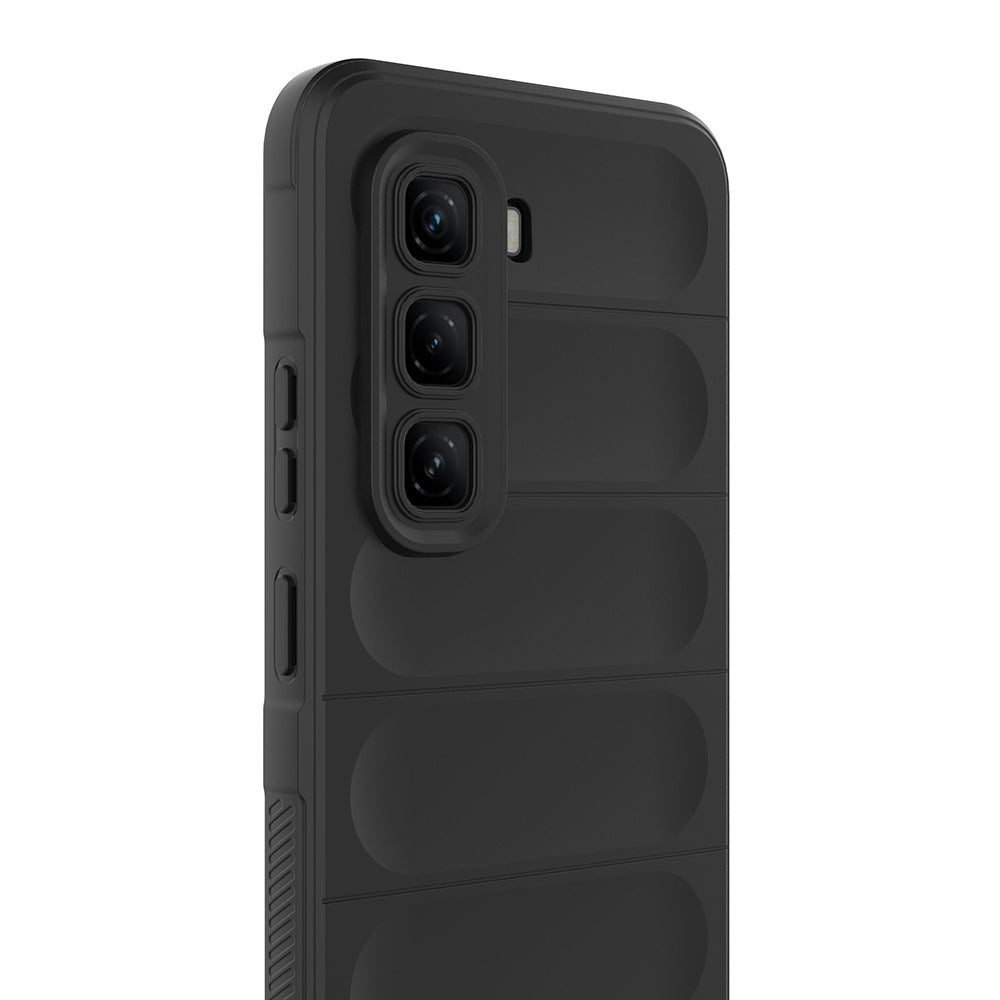 İnfinix Hot 50 4G Kılıf Esnek TPU Oyuklu Arka Yüzey Tasarımlı Zore Etnik Silikon Kapak