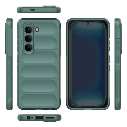 İnfinix Hot 50 Pro 4G Kılıf Esnek TPU Oyuklu Arka Yüzey Tasarımlı Zore Etnik Silikon Kapak