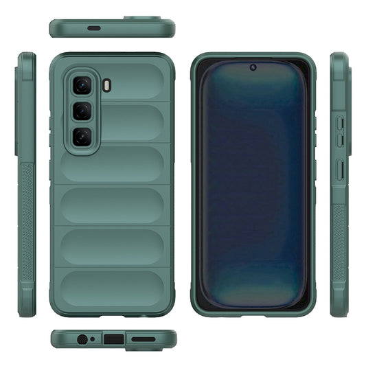 İnfinix Hot 50 Pro 4G Kılıf Esnek TPU Oyuklu Arka Yüzey Tasarımlı Zore Etnik Silikon Kapak