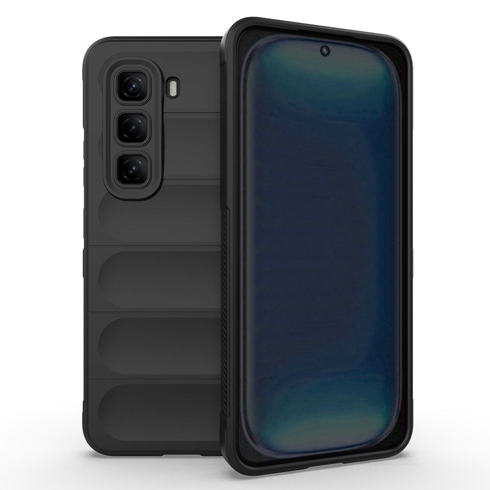 İnfinix Hot 50 Pro 4G Kılıf Esnek TPU Oyuklu Arka Yüzey Tasarımlı Zore Etnik Silikon Kapak