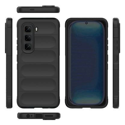 İnfinix Hot 50 Pro 4G Kılıf Esnek TPU Oyuklu Arka Yüzey Tasarımlı Zore Etnik Silikon Kapak