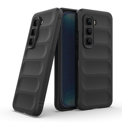 İnfinix Hot 50 Pro 4G Kılıf Esnek TPU Oyuklu Arka Yüzey Tasarımlı Zore Etnik Silikon Kapak