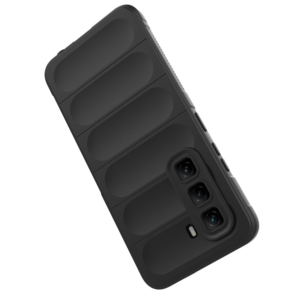 İnfinix Hot 50 Pro 4G Kılıf Esnek TPU Oyuklu Arka Yüzey Tasarımlı Zore Etnik Silikon Kapak