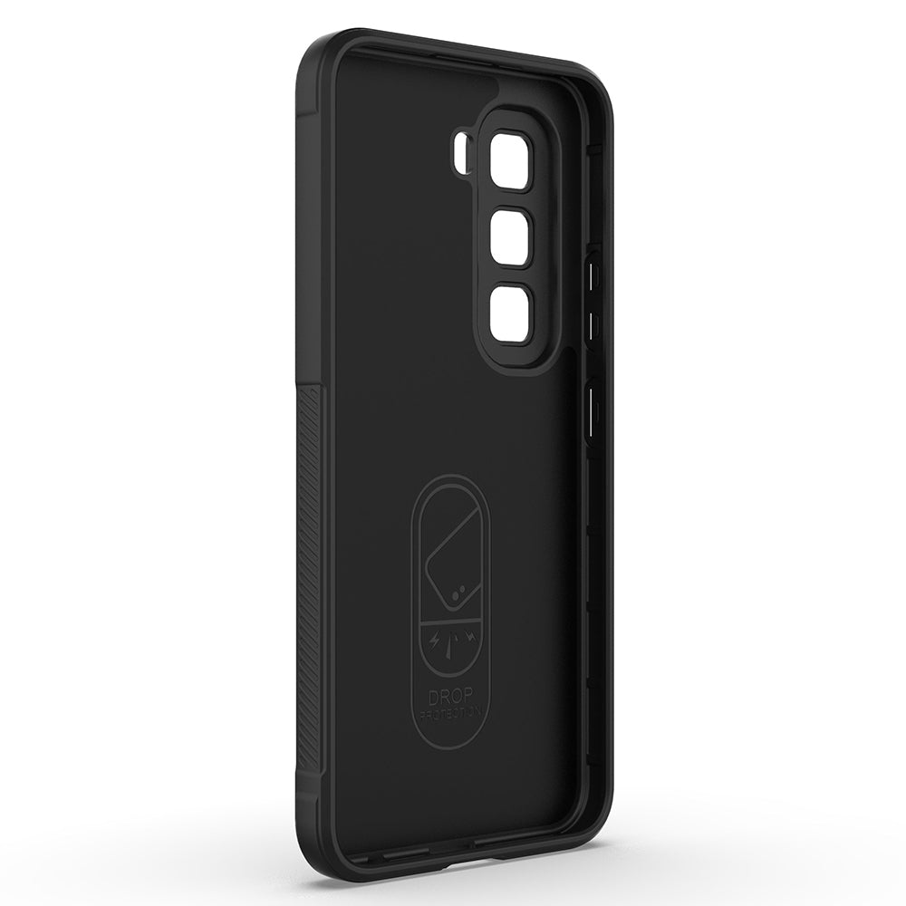 İnfinix Hot 50 Pro 4G Kılıf Esnek TPU Oyuklu Arka Yüzey Tasarımlı Zore Etnik Silikon Kapak